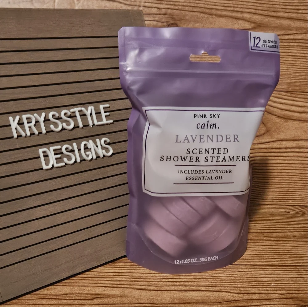 Pink Sky Lavender Shower Steamers Calm 12pc - Picture 1 of 4